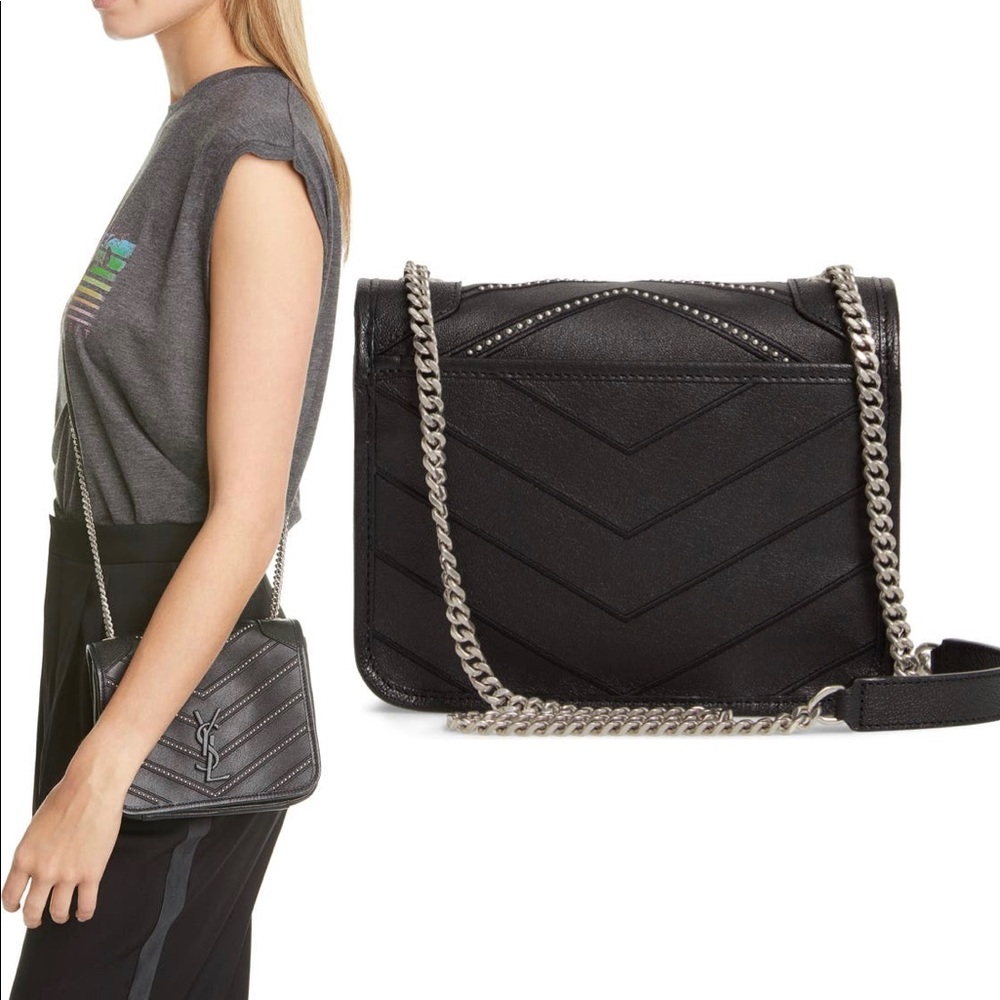 Yves Saint Laurent Black Shoulder Bag - Picture 4 of 12
